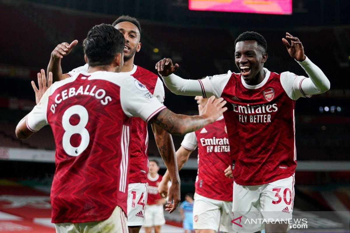 Edward Nketiah jadi "supersub" antar Arsenal atasi West Ham