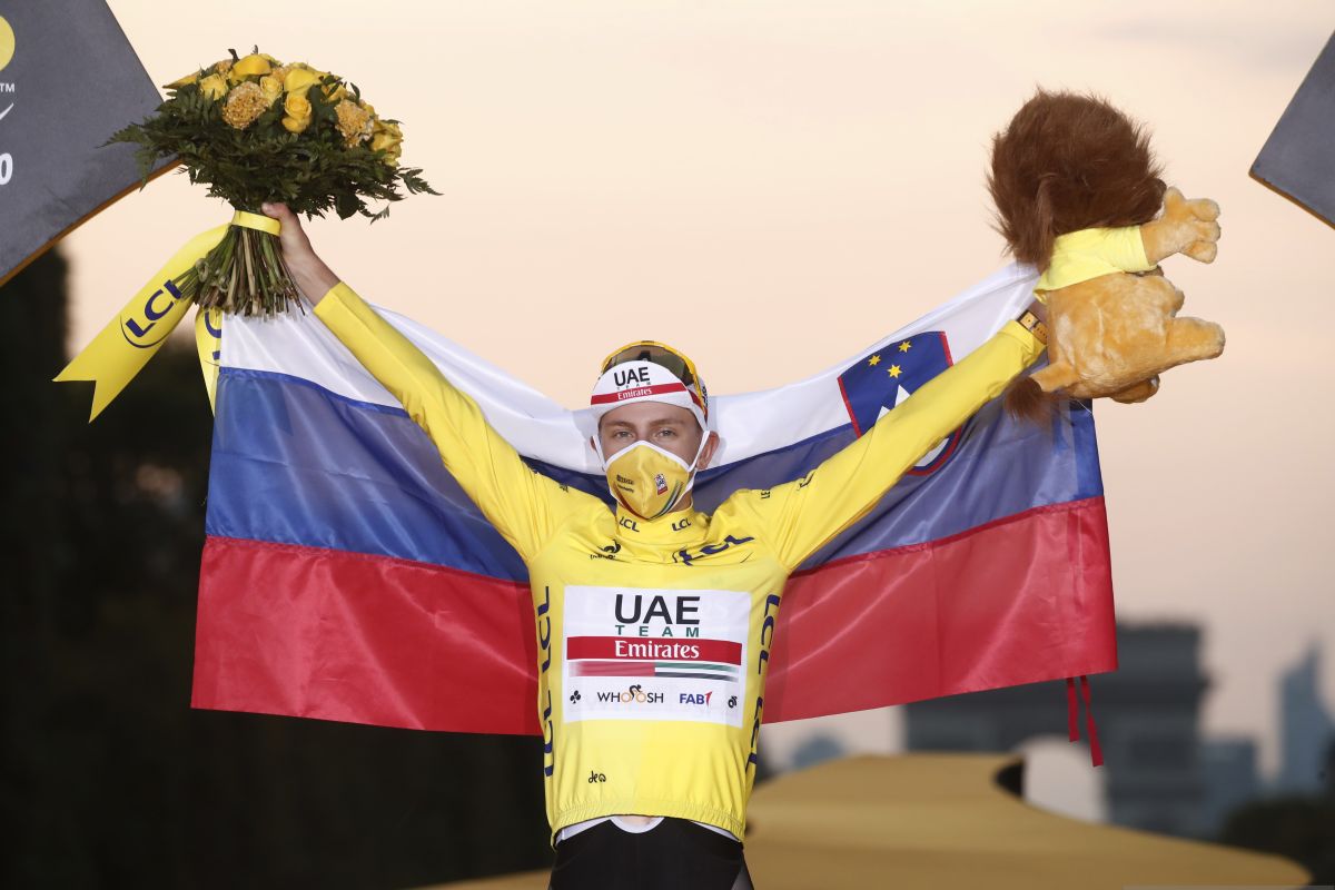 Tadej Pogacar juara Tour de France 2020