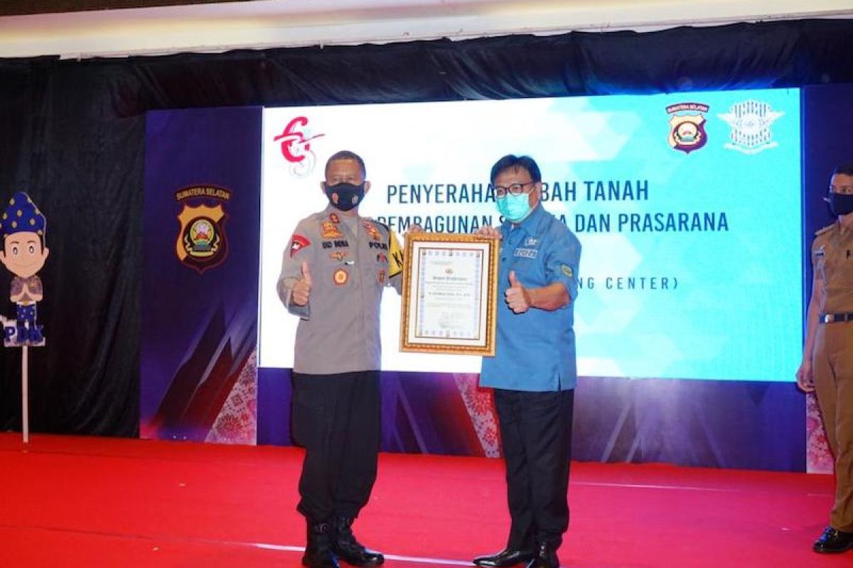 Pemprov Sumsel hibahkan lahan bangun Gedung Safety Riding Polda