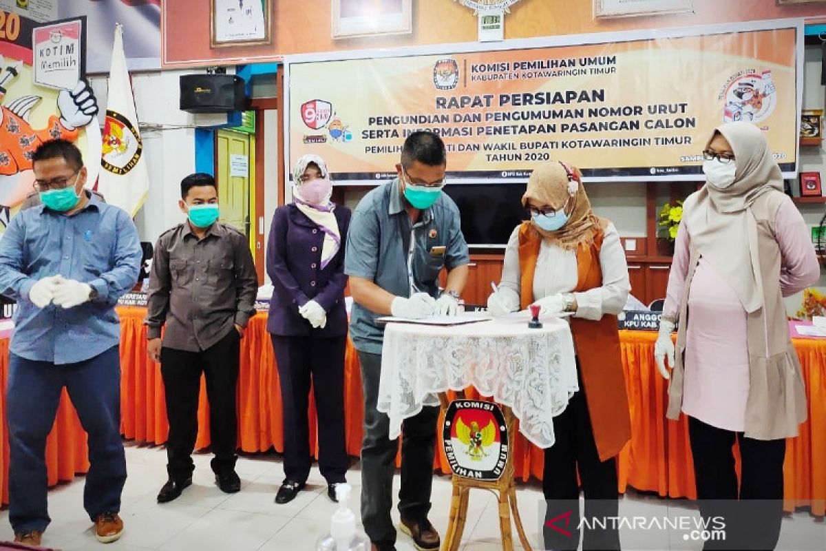 Empat pasang peserta Pilkada Kotim bertarung di tengah pandemi COVID-19