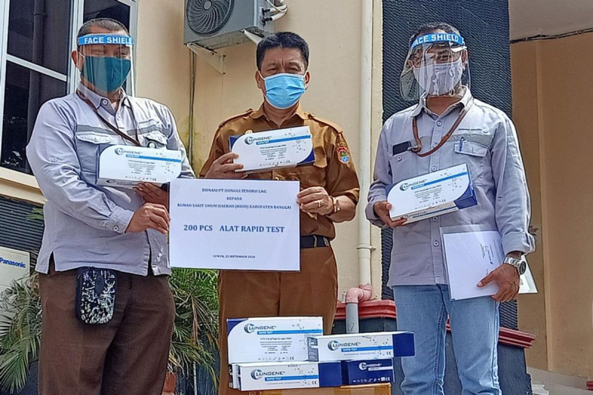 DSLNG kembali bantu 200 alat rapid test untuk RSUD Luwuk