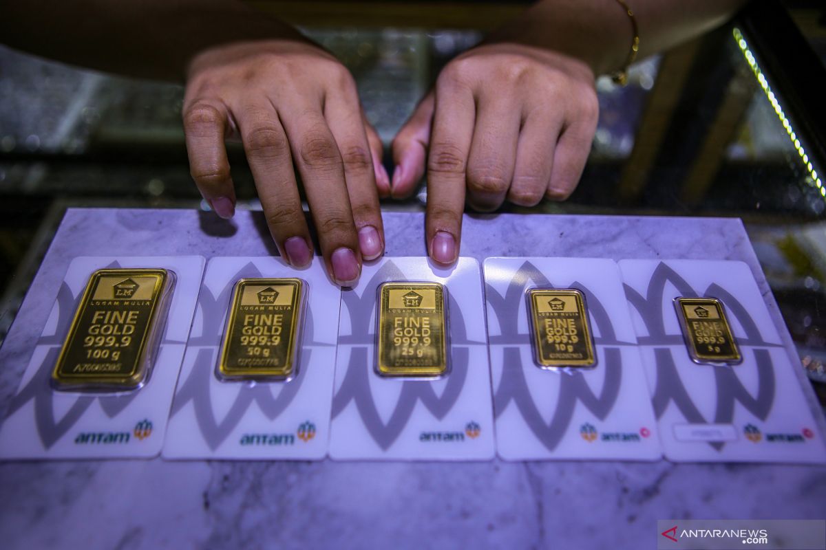 Harga emas Antam Kamis naik lagi