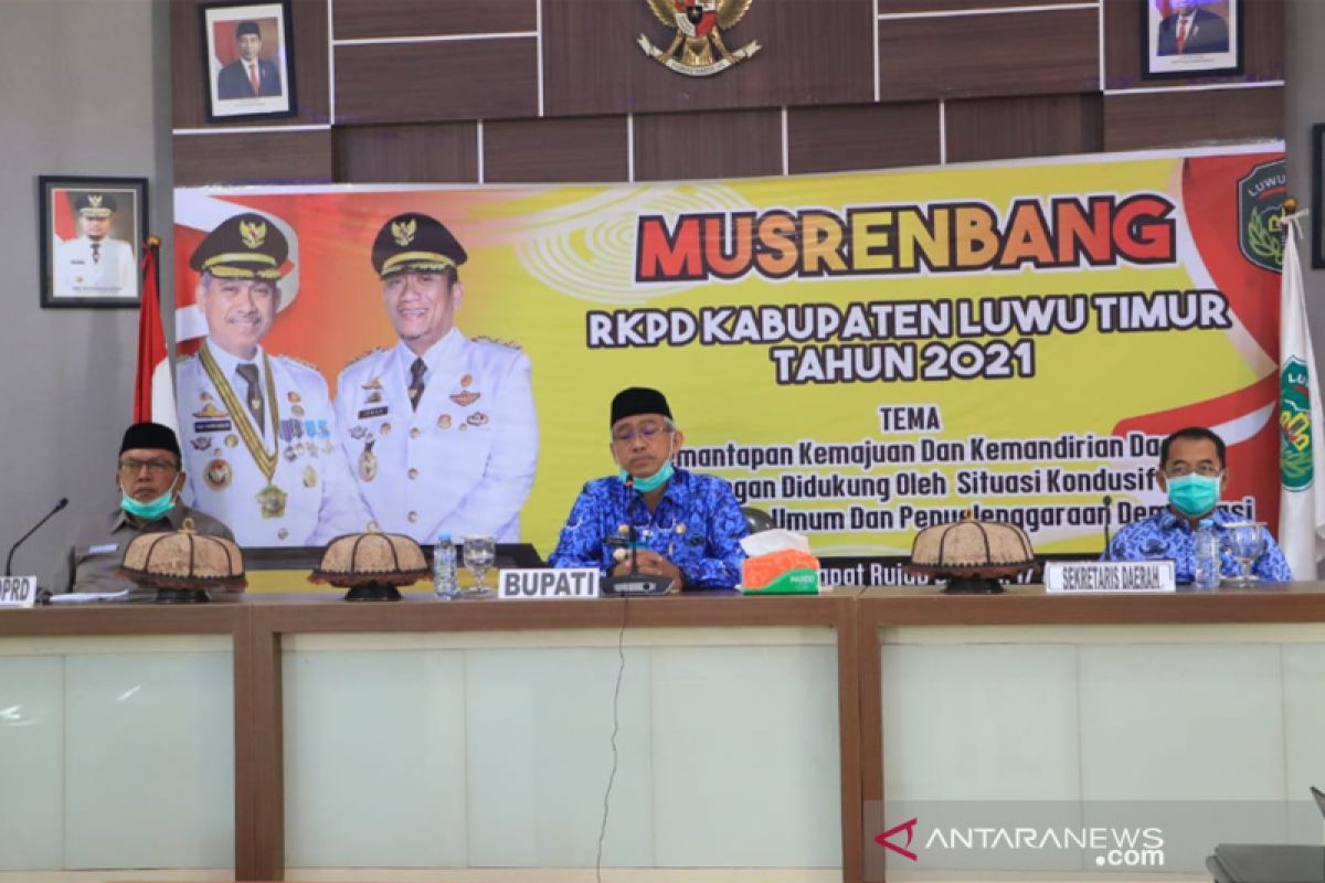 Pemkab Lutim gelar musrenbang RKPD 2021 secara virtual