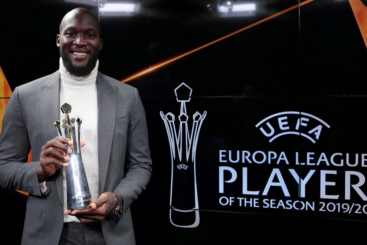 Romelu Lukaku dinobatkan menjadi pemain terbaik Liga Europa