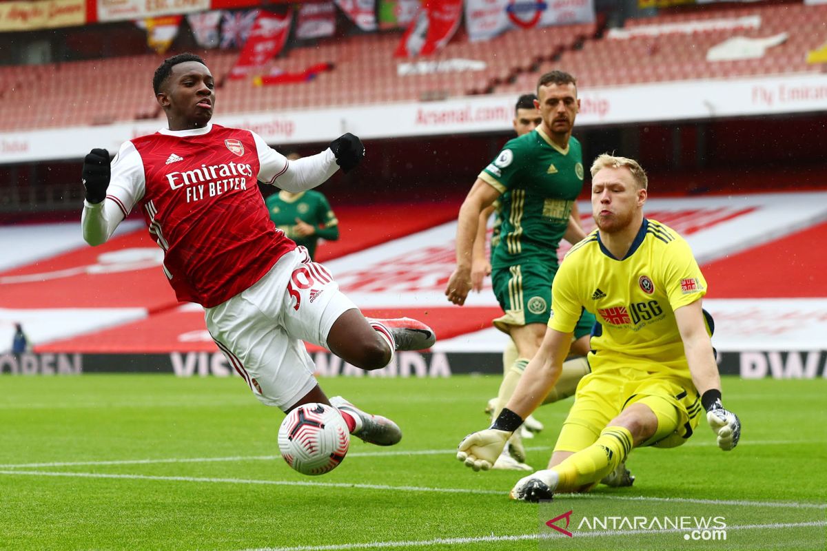 Negoisasi masih berjalan namun masa depan Eddie Nketiah di Arsenal masih belum jelas