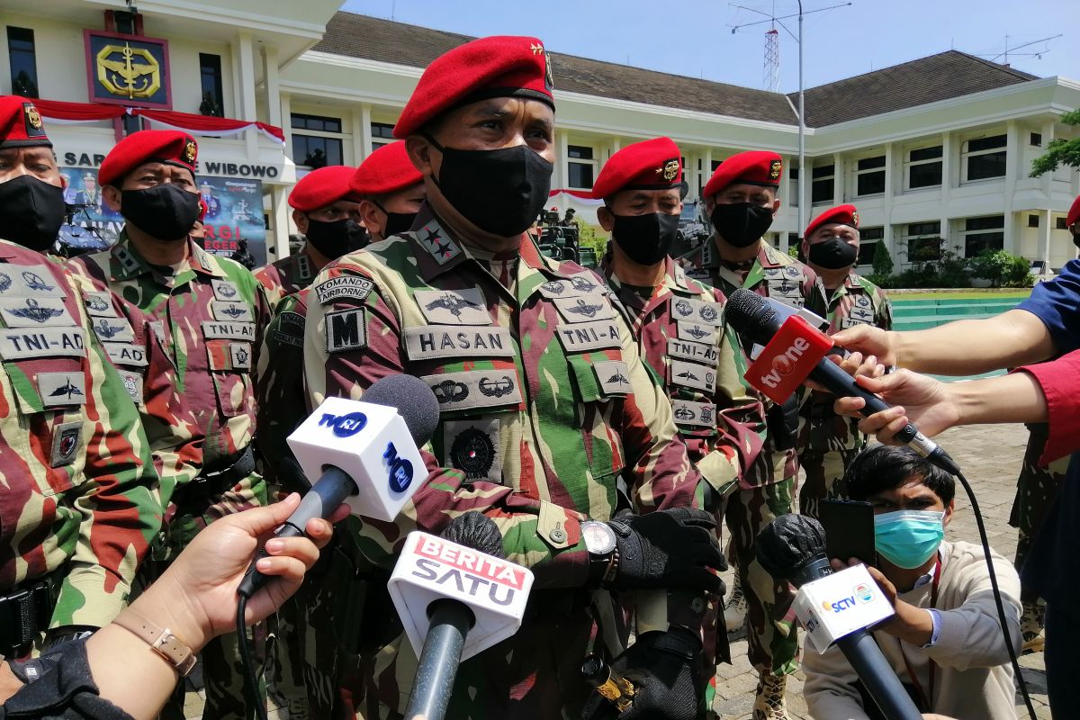 HUT Ke-75, Danjen Kopassus minta semua komponen harus bersinergi