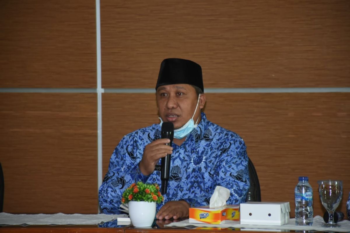 Plt Bupati memimpin rakor kebencanaan KLU