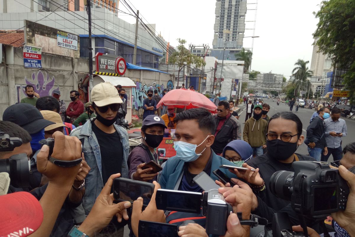 Presiden BEM Unila nyatakan tak ada mahasiswa meninggal saat aksi demo UU Cipta Kerja