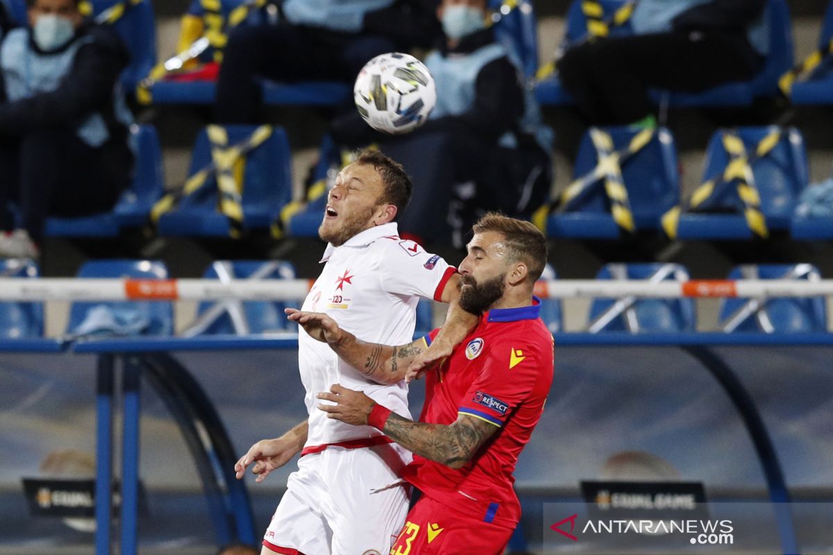 Diimbang Malta, Andorra belum mampu catatkan kemenangan di Nations League