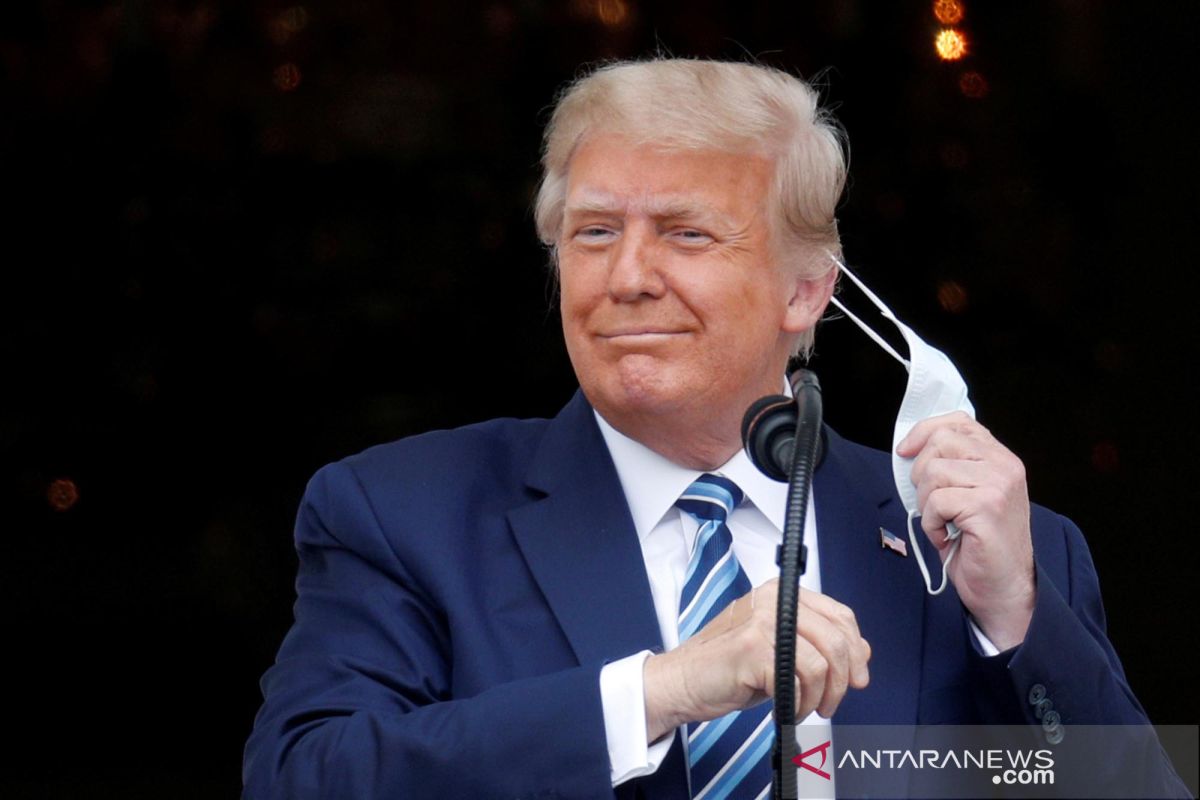 Presiden Trump mengaku sembuh total dari COVID-19 dan ingin lanjutkan kampanye