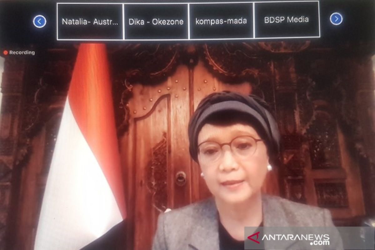 Menlu RI Retno Marsudi dalami kerja sama vaksin COVID-19 dengan Inggris dan Swiss