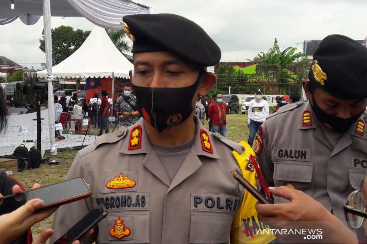 Satu pelajar pengunjuk rasa di Magelang dinyatakan reaktif setelah dilakukan tes cepat