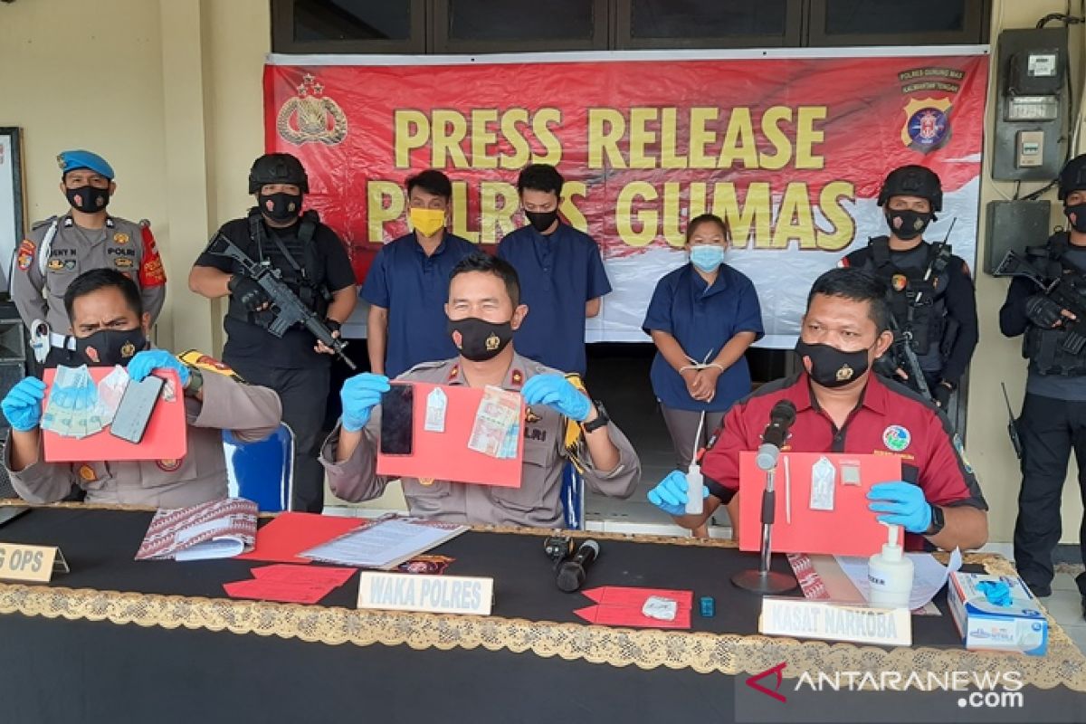 Polres Gumas berhasil ungkap kasus narkoba di tiga kecamatan