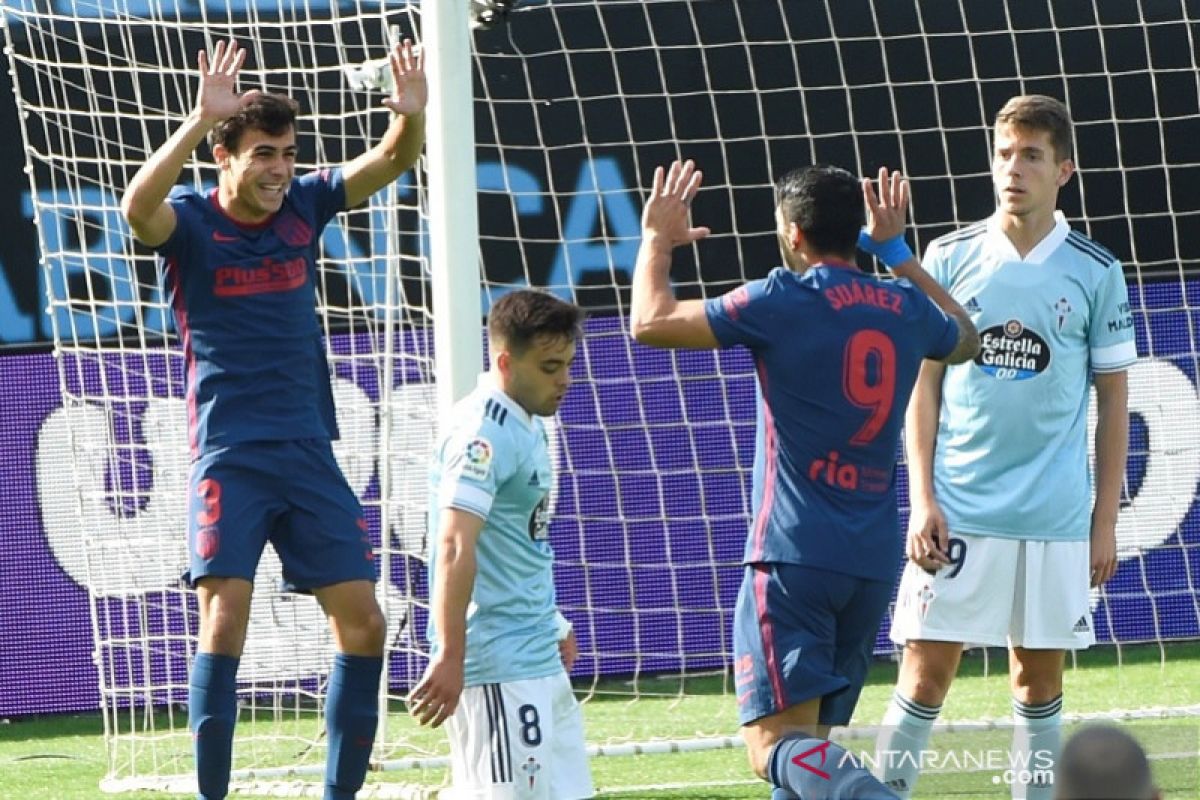 Suarez bantu Atletico taklukkan Celta Vigo  2-0