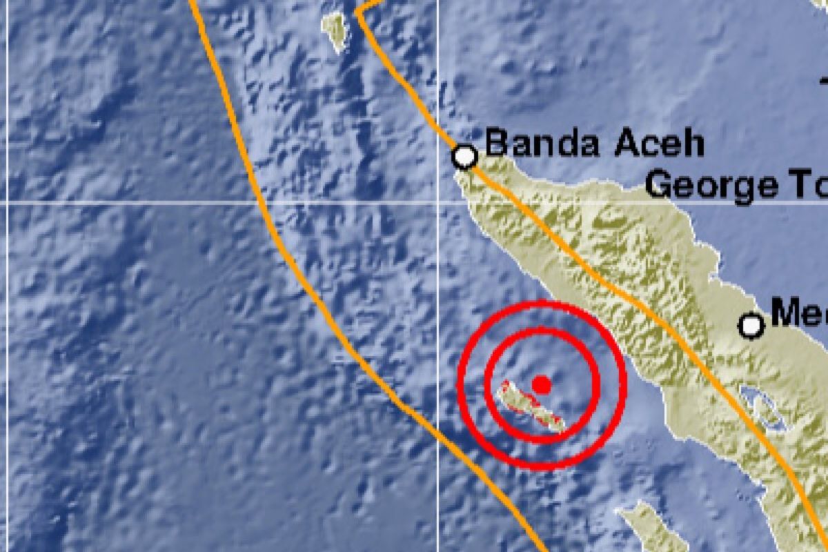 Gempa magnitudo 5,4 tak berpotensi tsunami guncang Simeulue Aceh