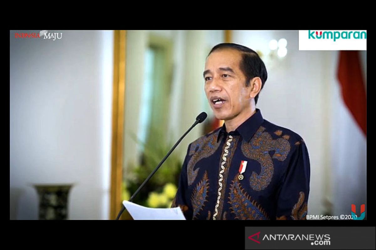 Presiden Jokowi: UU Cipta Kerja jadi jalan reformasi struktural bagi UMKM