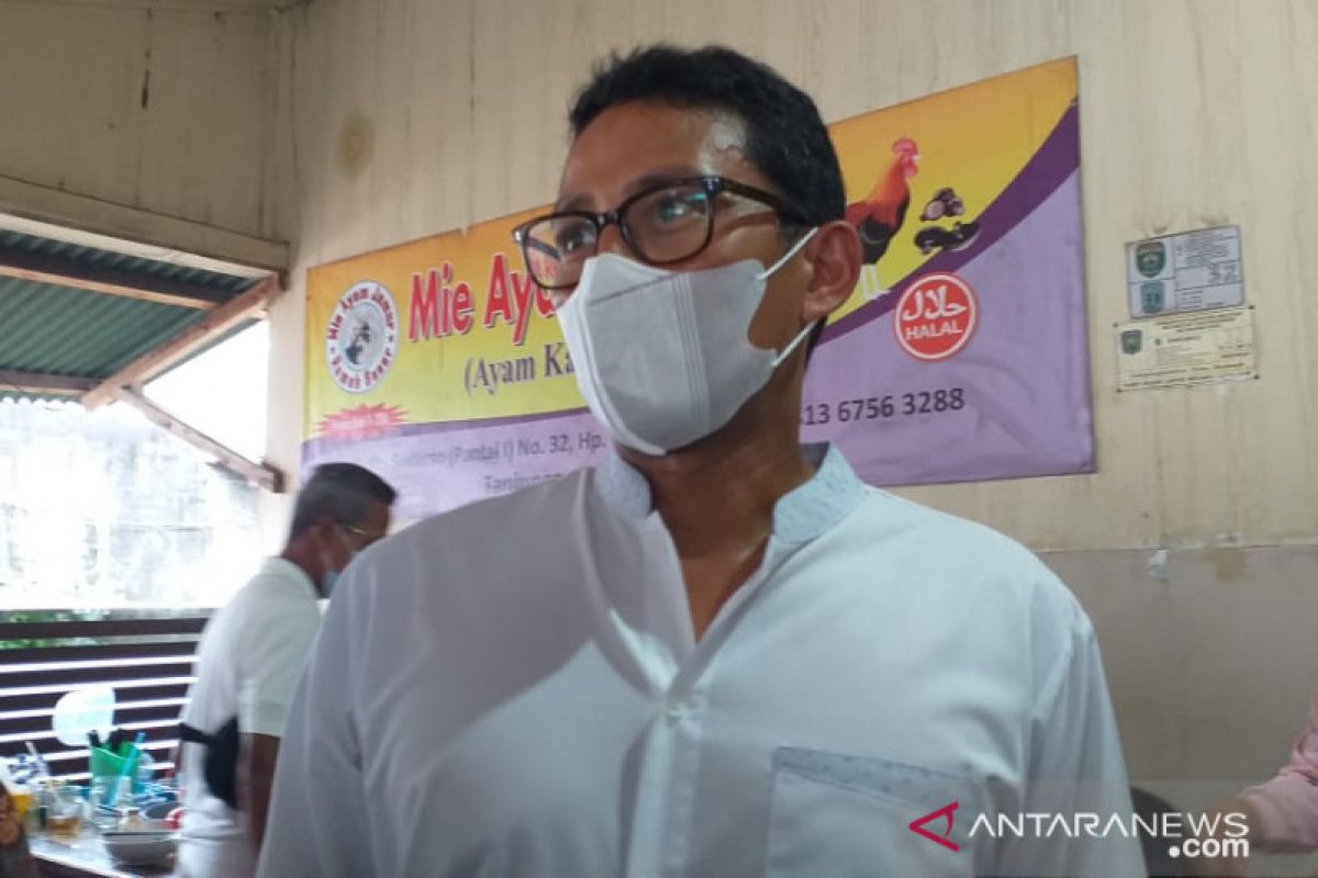 Sandiaga Uno dorong Belitung ciptakan pariwisata aman dari COVID-19