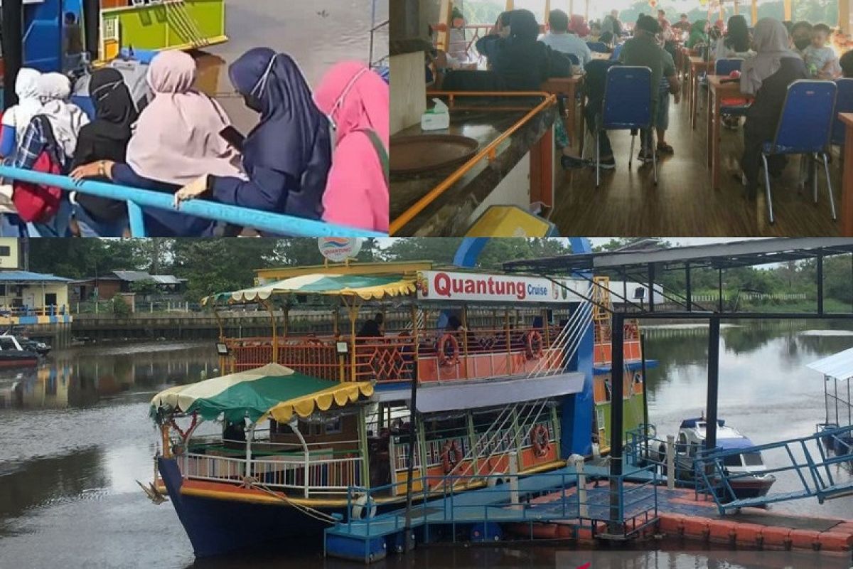 Sensasi wisata kuliner sambil berlayar di restoran terapung