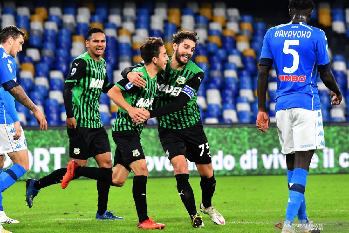 Napoli ditaklukkan Sassuolo 0-2