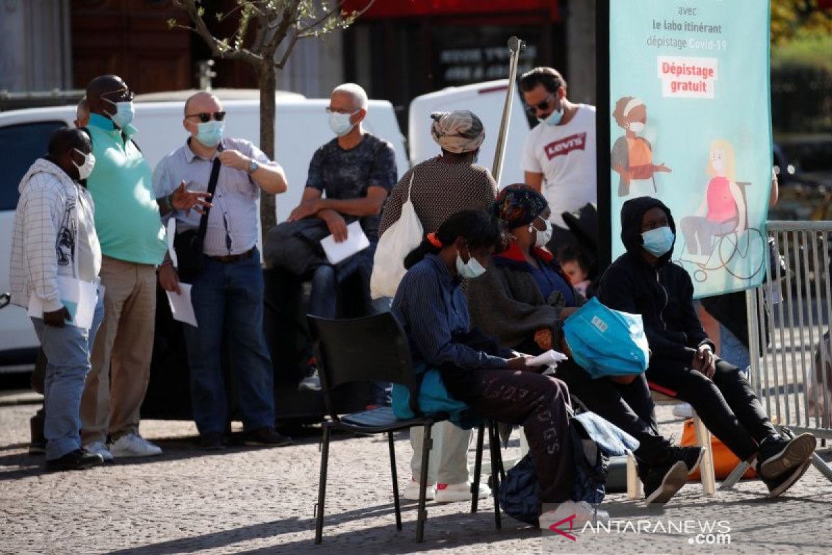 Jumlah kasus COVID-19 yang dikonfirmasi di Prancis lampaui 2 juta