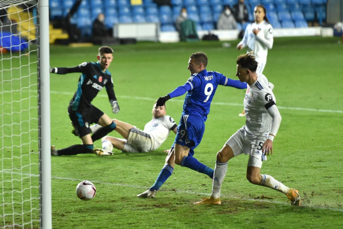 Leicester naik ke peringkat dua usai gilas Leeds 4-1