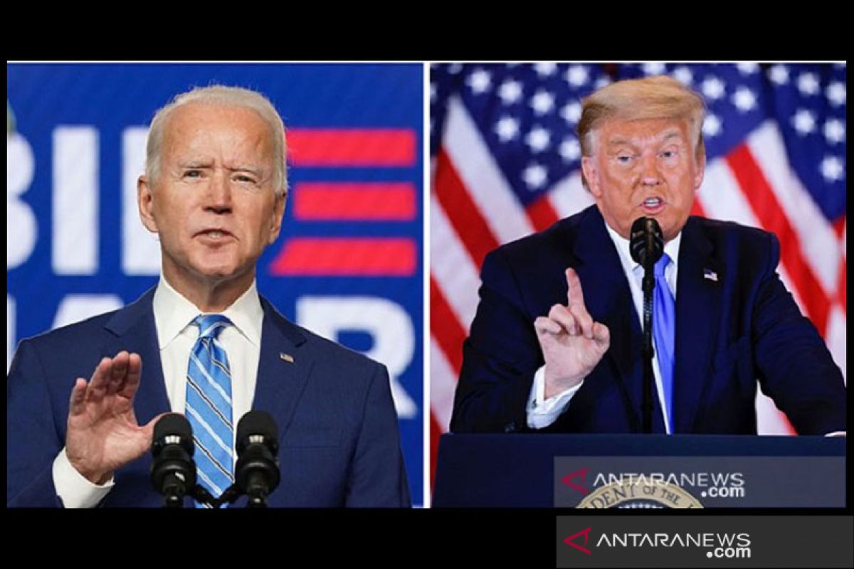 Joe Biden merasa terhormat telah terpilih, Trump: "pilpres belum selesai"