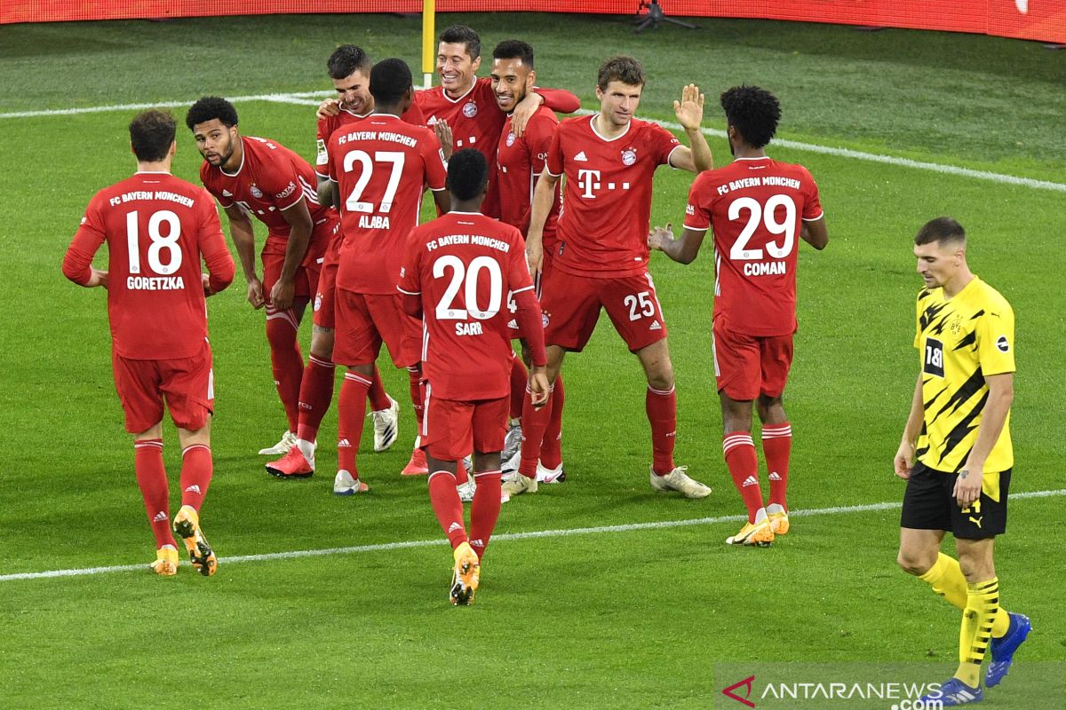 Muenchen taklukkan Dortmund 3-2 dalam laga Der Klassiker