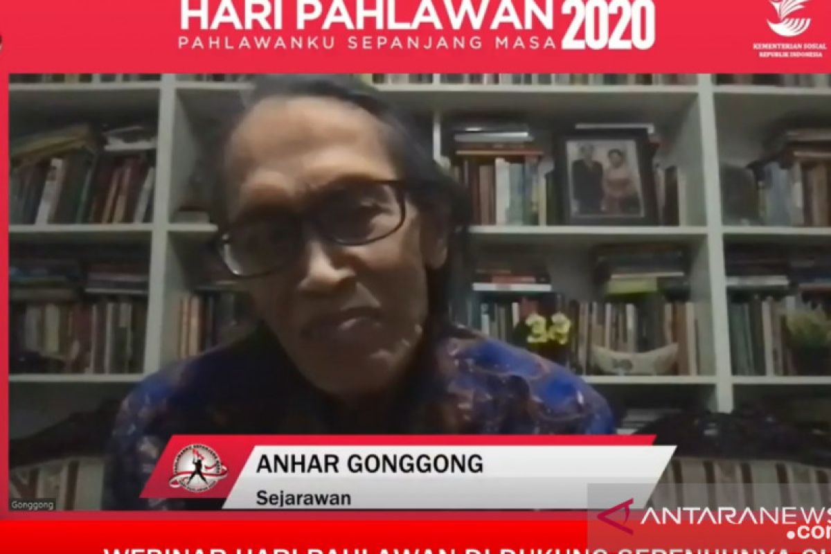 Anhar Gonggong tak sepakat generasi muda disebut kurang pahami sejarah