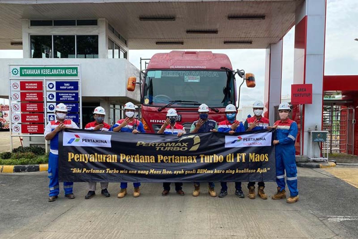 Fuel Terminal Maos perdana salurkan produk Pertamax Turbo