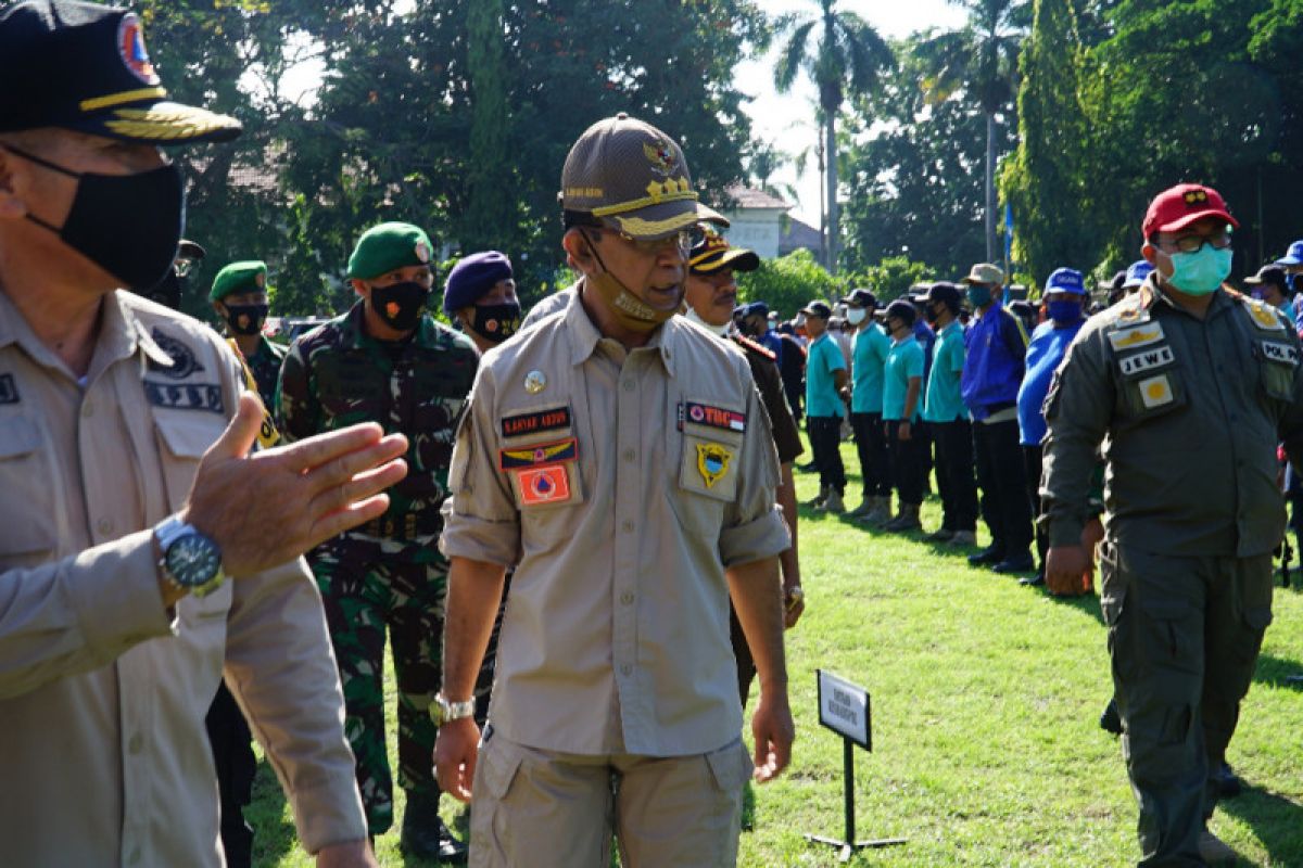 Pemkot Mataram menggelar apel siaga bencana antisipasi La Nina