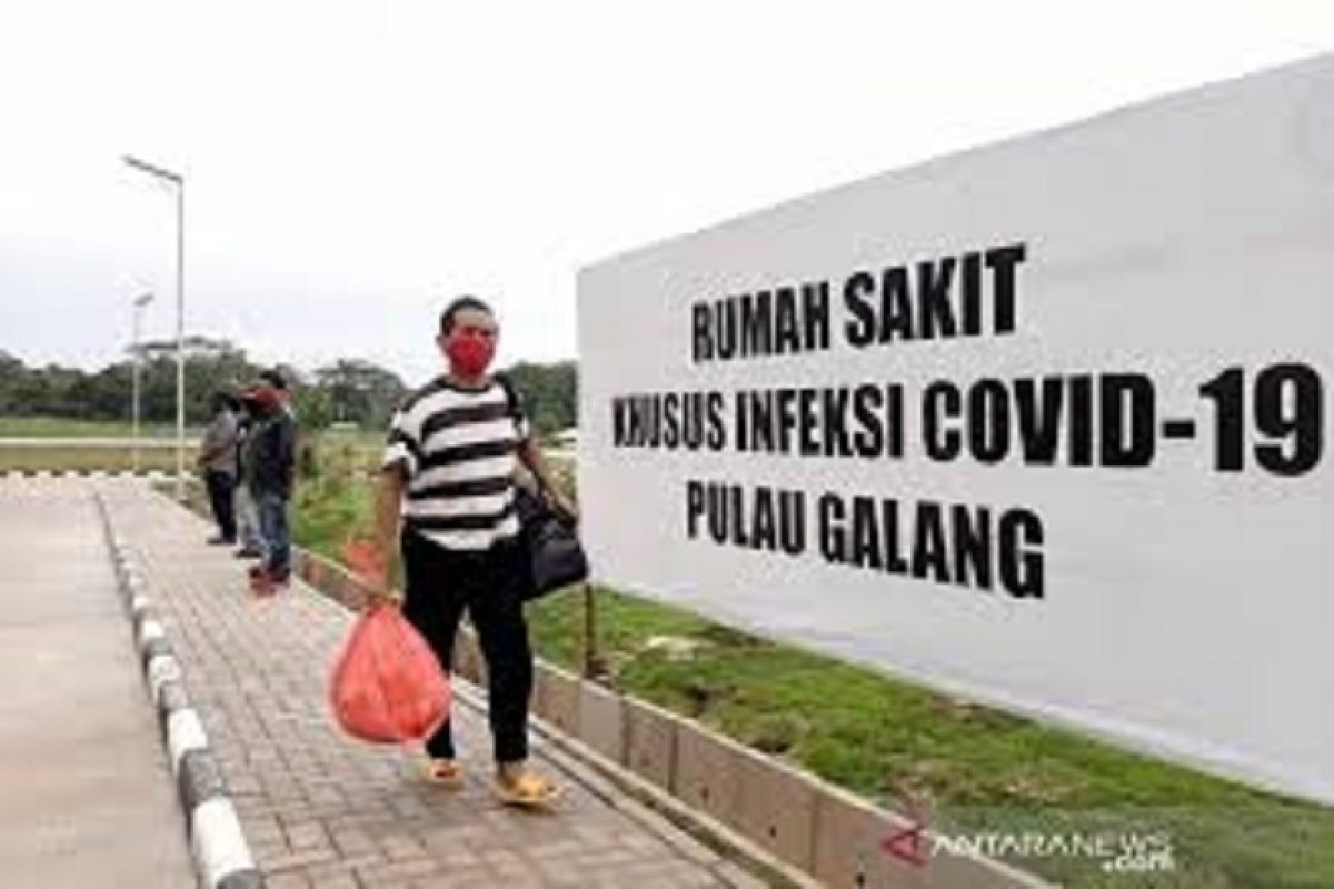 RSKI Pulau Galang rawat sebanyak 330 pasien terkonfirmasi positif COVID-19