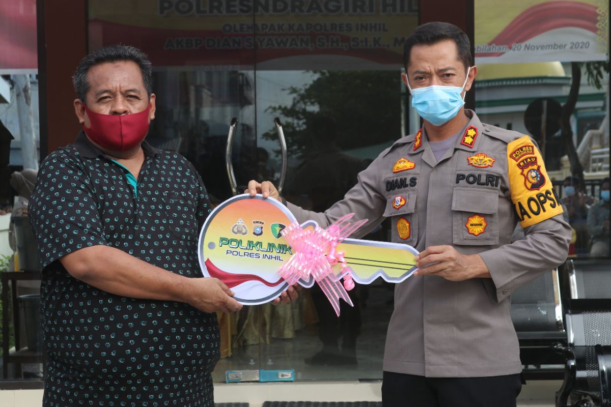 Kapolres resmikan Gedung Poliklinik Polres Inhil