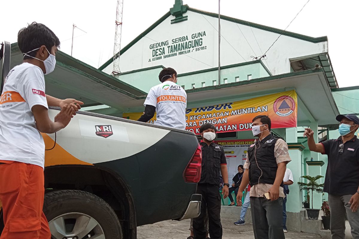 ACT Jateng bagikan bantuan kepada pengungsi Merapi