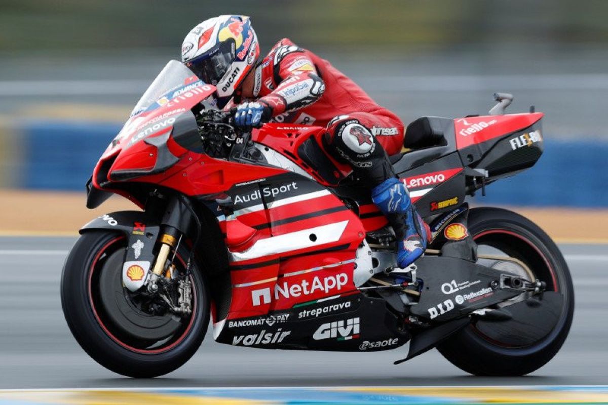 Dovizioso debut bareng Aprilia dalam tes privat di Jerez Spanyol