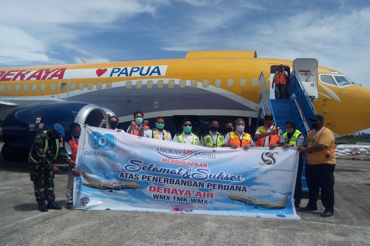 Deraya Air buka penerbangan kargo barang rute Timika-Wamena