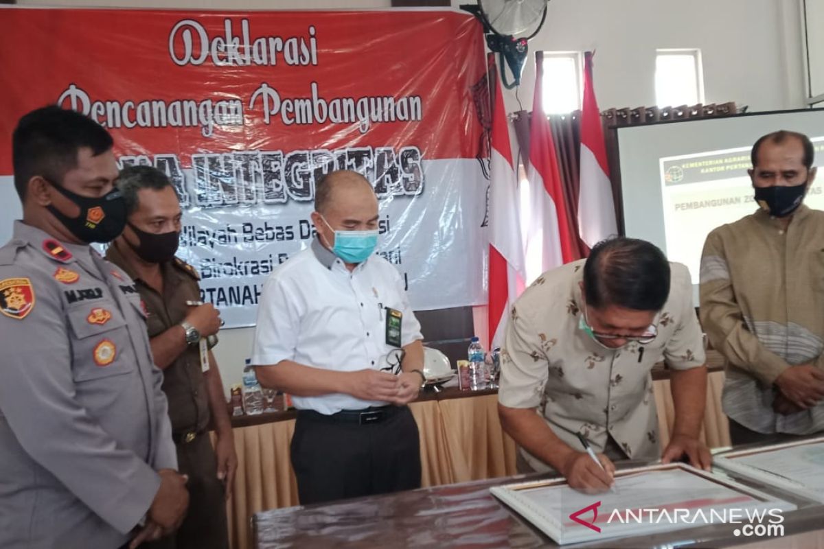 BPN Baubau canangkan pembangunan zona integritas WBK-WBBM