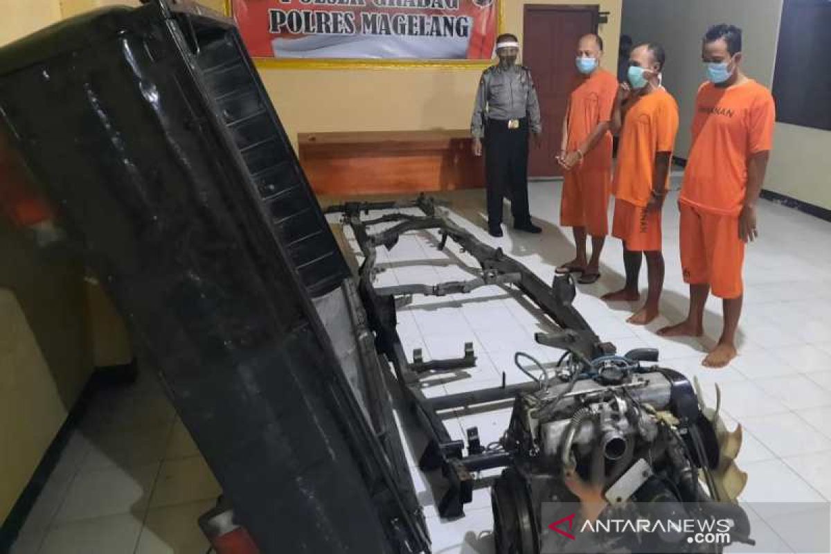 Komplotan pencuri mobil berhasil diringkus