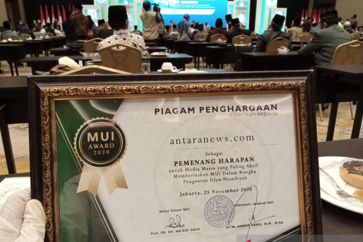 ANTARA meraih penghargaan dalam penguatan Islam wasathiyah