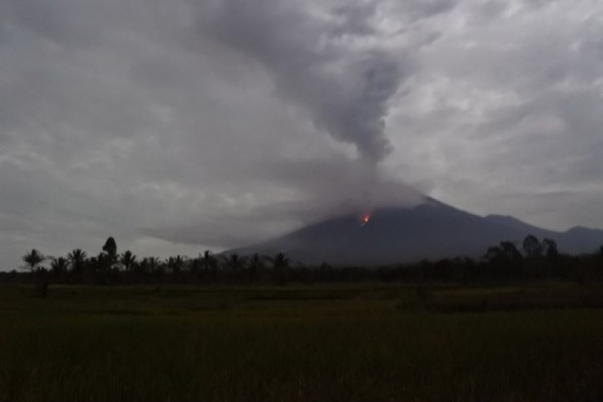 Guguran awan panas Semeru meluncur sejauh 3.000 meter