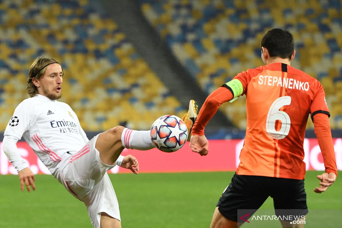 Madrid terancam gagal di fase grup usai takluk 0-2 dari Shakhtar