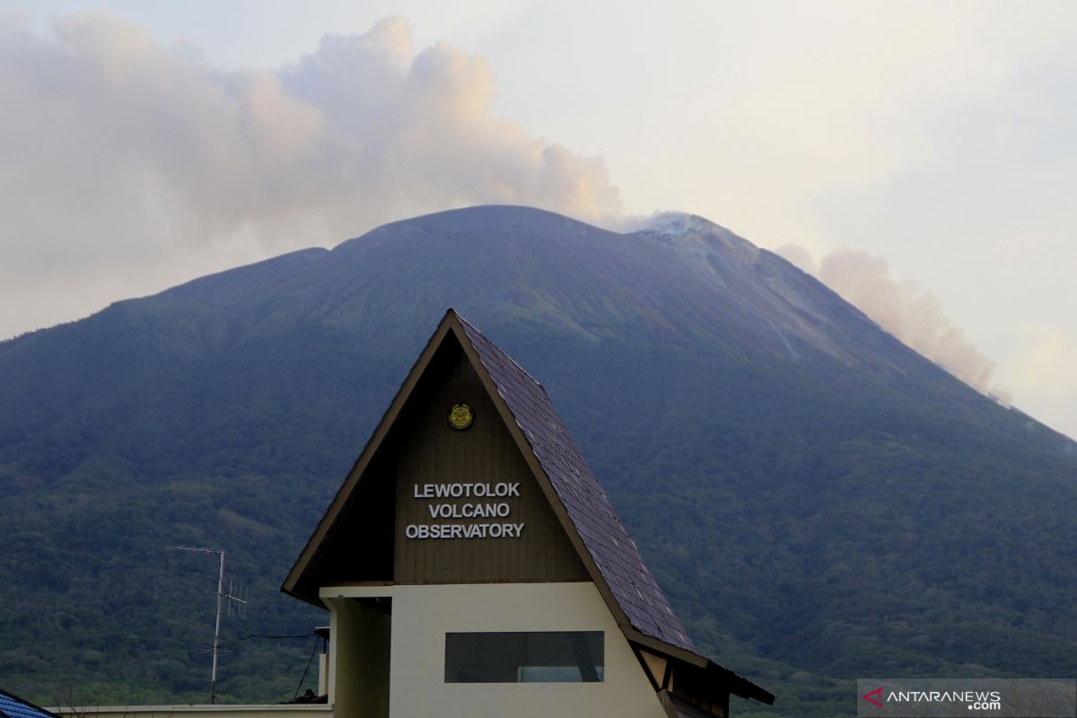 Pos Pemantau: Terjadi 90 kali letusan Gunung Ile Lewotolok NTT