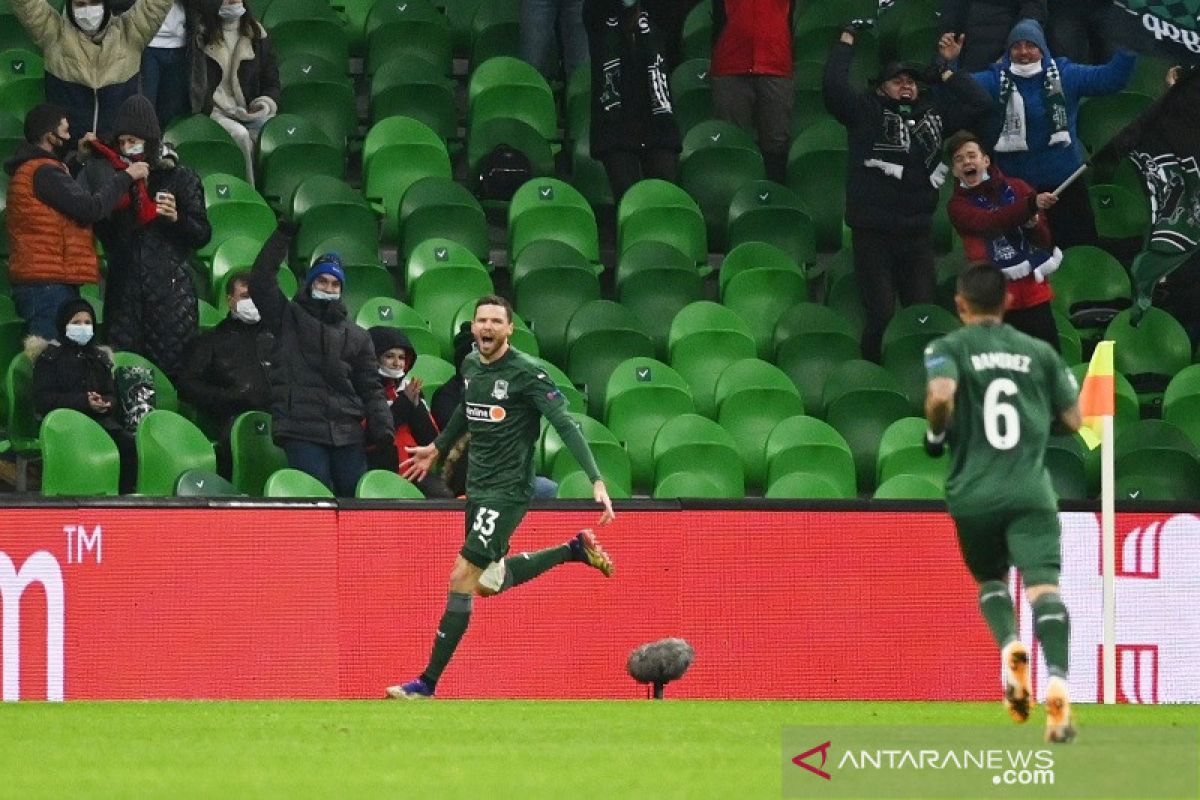 Bekuk Rennes, Krasnodar kunci posisi ketiga Grup E Liga Champions