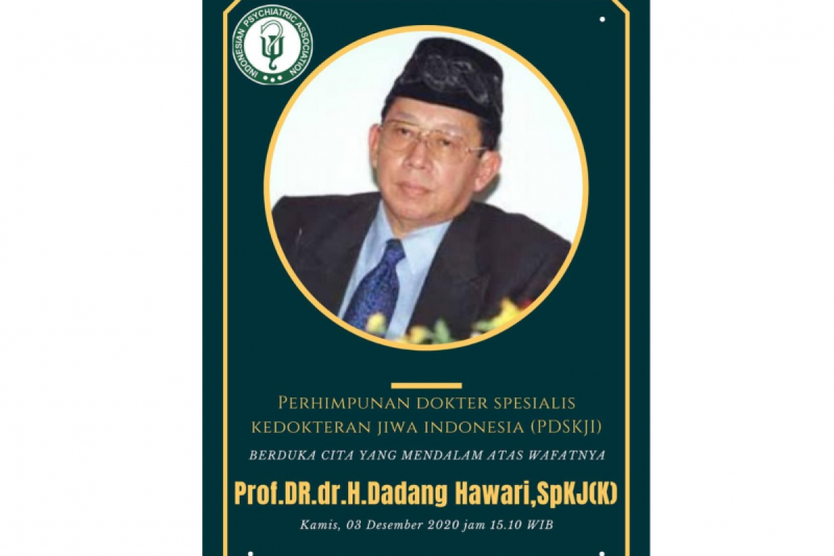 Dadang Hawari meninggal dunia