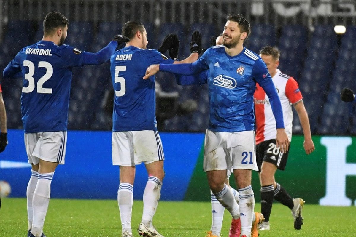 Dinamo Zagreb amankan tiket 32 besar usai tekuk Feyenoord 2-0