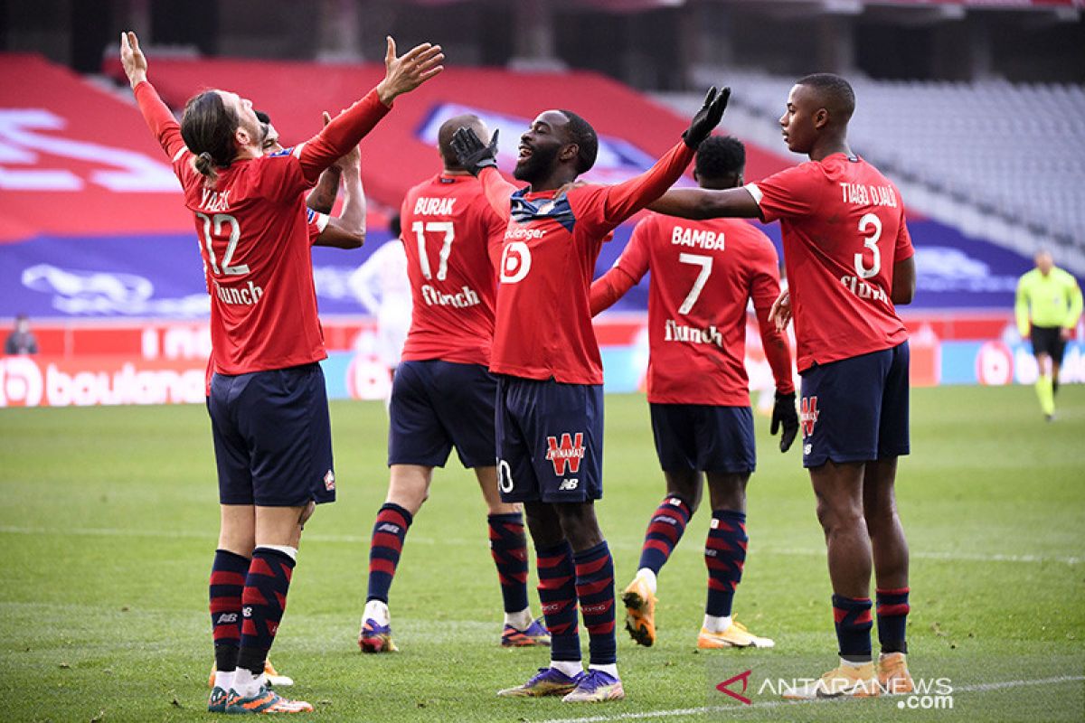 Lille gilas Bordeaux 3-0, kokohkan posisi di puncak