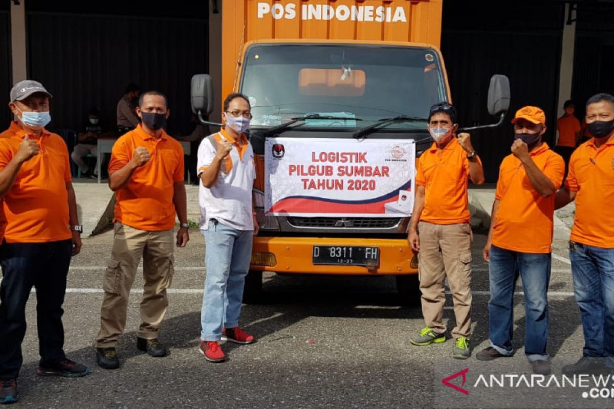 Kantor Pos Padang distribusikan APD Pilkada Sumbar