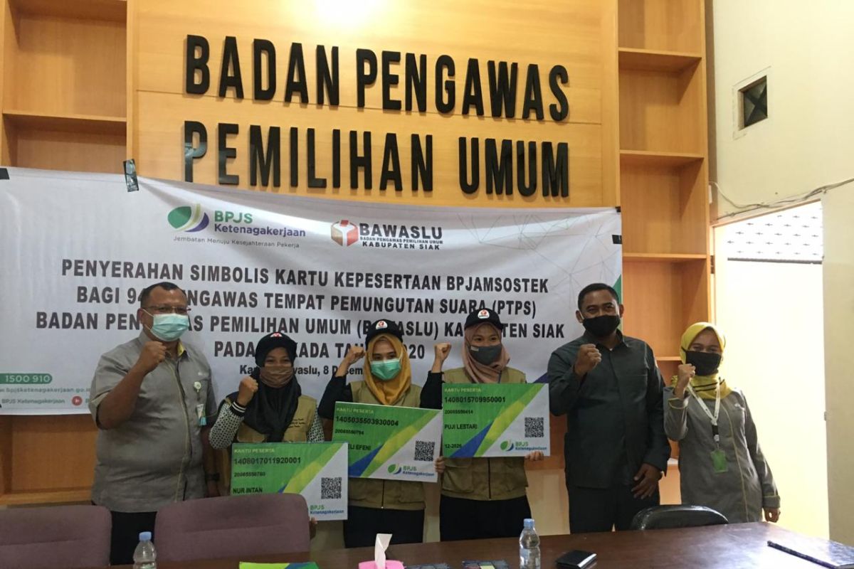 Semua pengawas TPS di Siak dilindungi BP Jamsostek, petugas KPPS kok tidak?