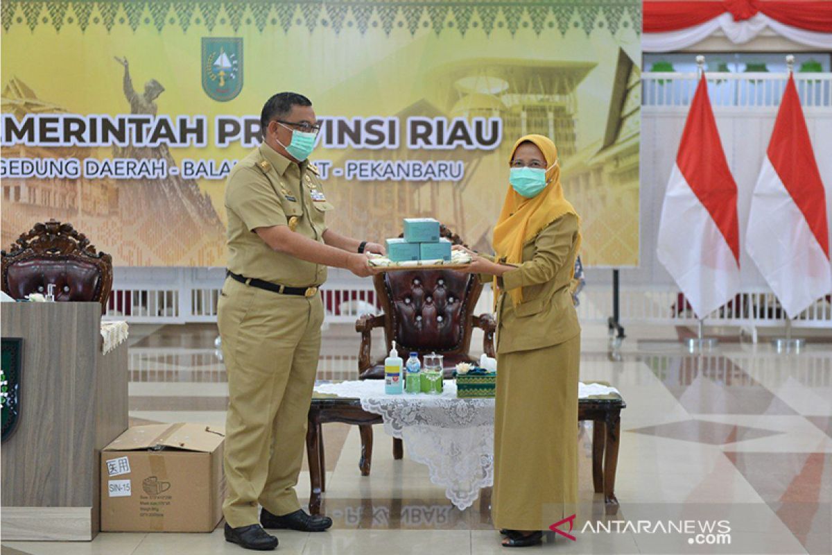 Riau dapat bantuan 800.000 masker dari Singapura, begini penjelasannya