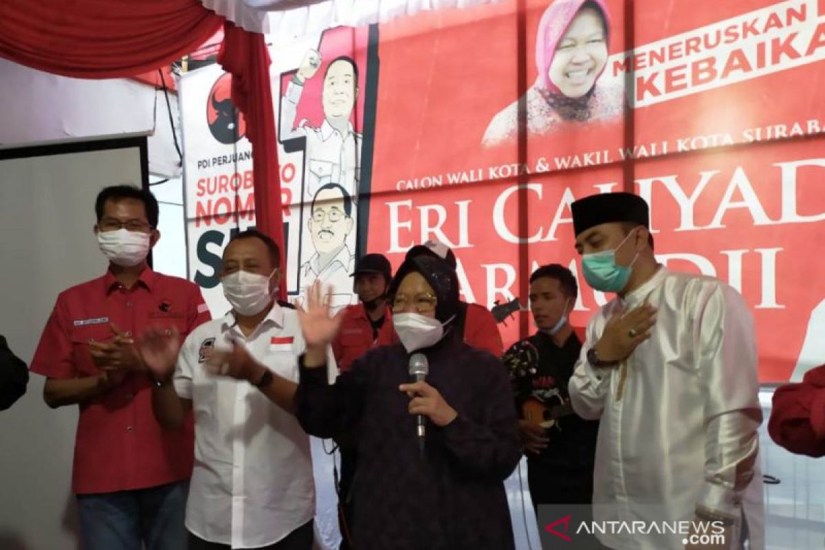 Tri Rismaharini minta warga Surabaya kembali bersatu