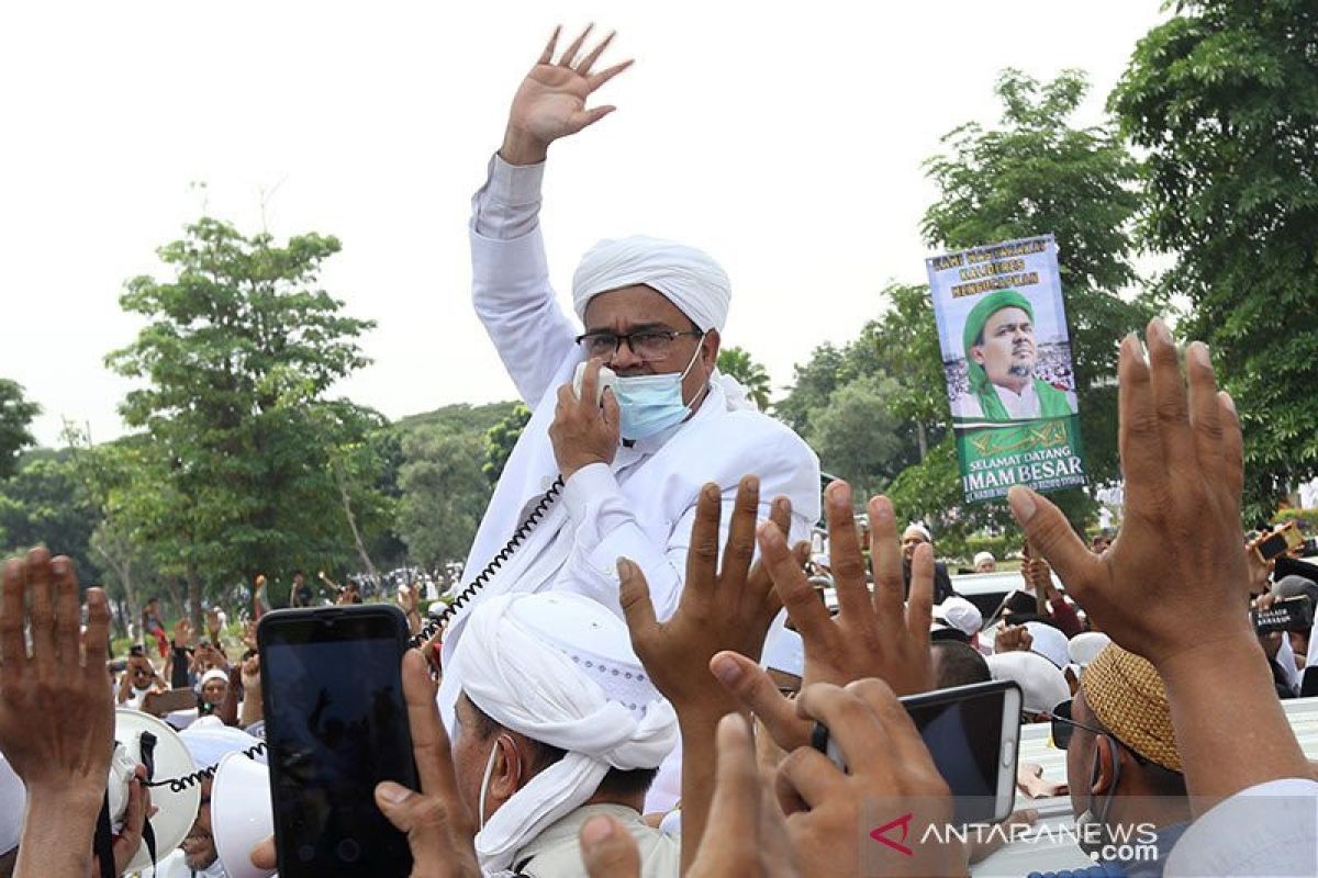 Rizieq Shihab ditetapkan jadi tersangka kasus pelanggaran protokol kesehatan